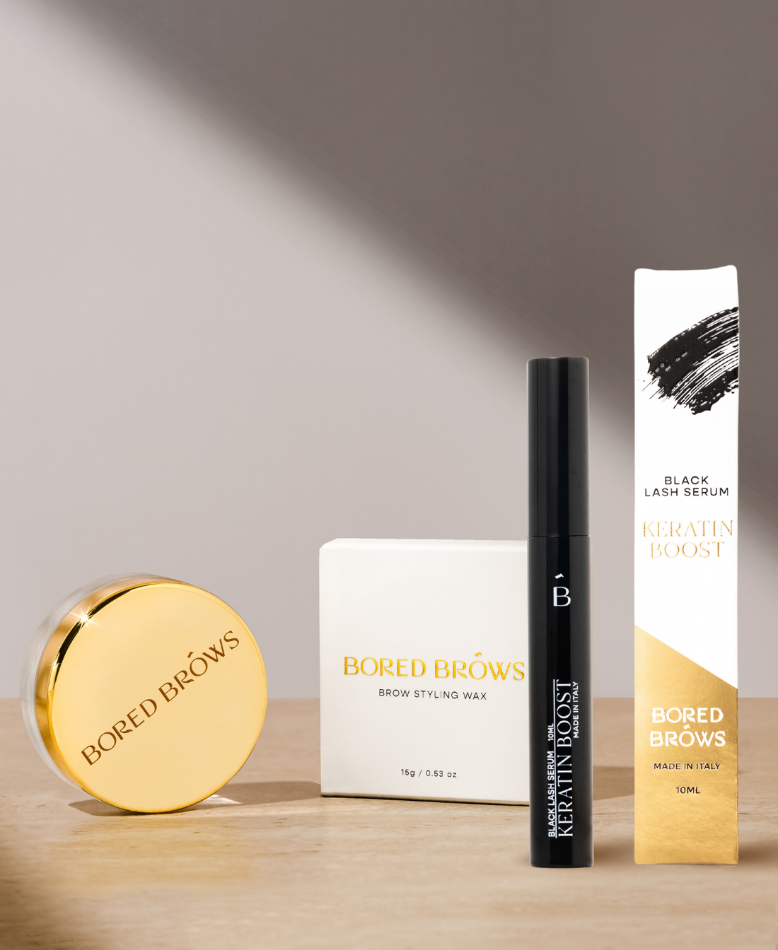 Double Impact Kit - Brow Wax + Lash Serum