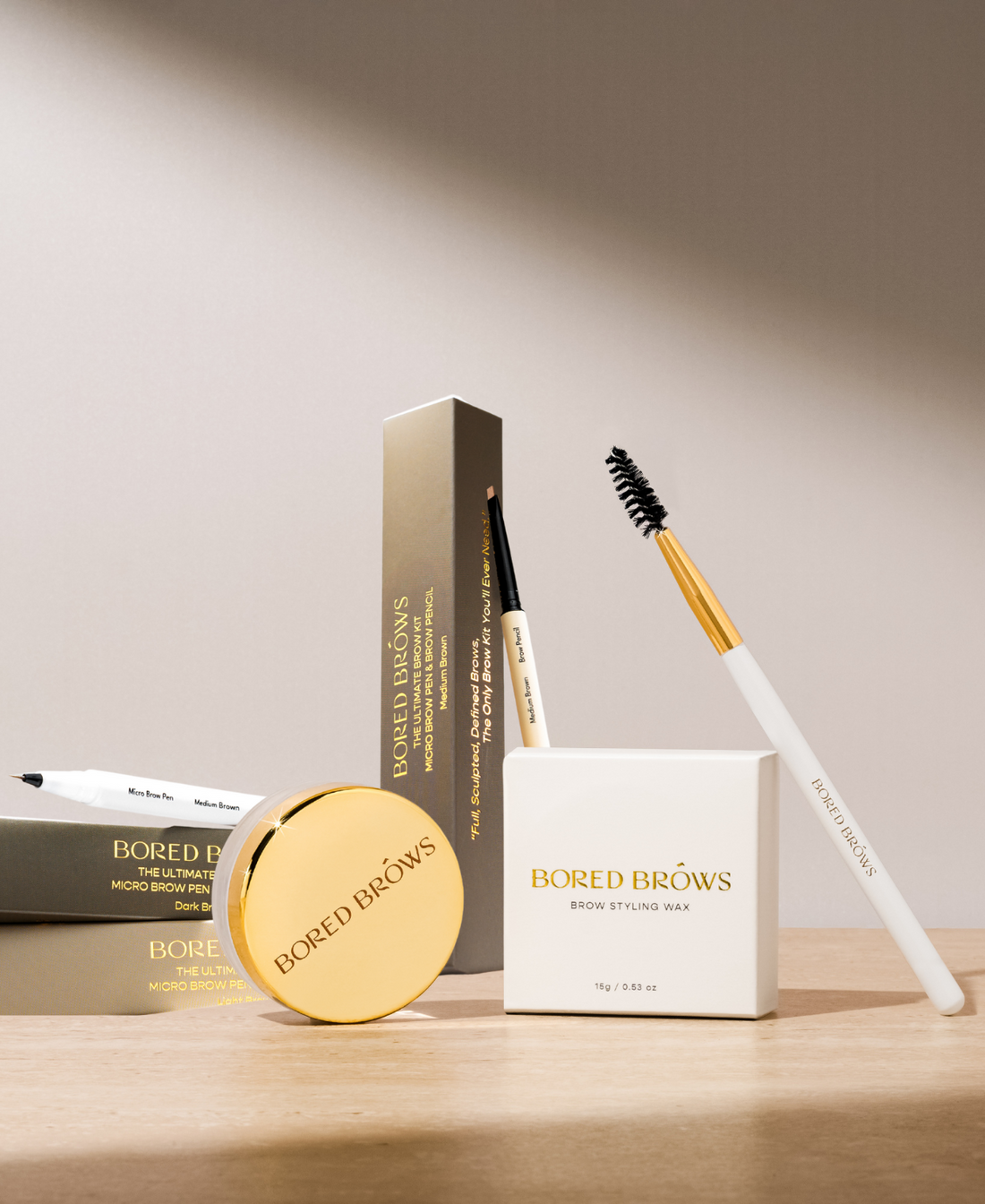 The Full Brow Kit - Brow Kit, Brow Wax + Free Brush Set