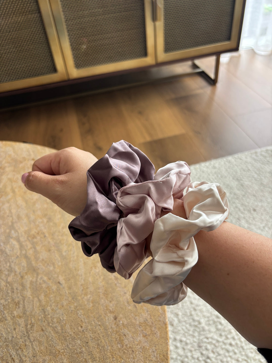 Satin Hair Scrunchie Pack
