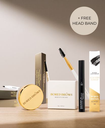 The Full Kit - Lash Serum, Brow Kit, Brow Wax + Free Headband